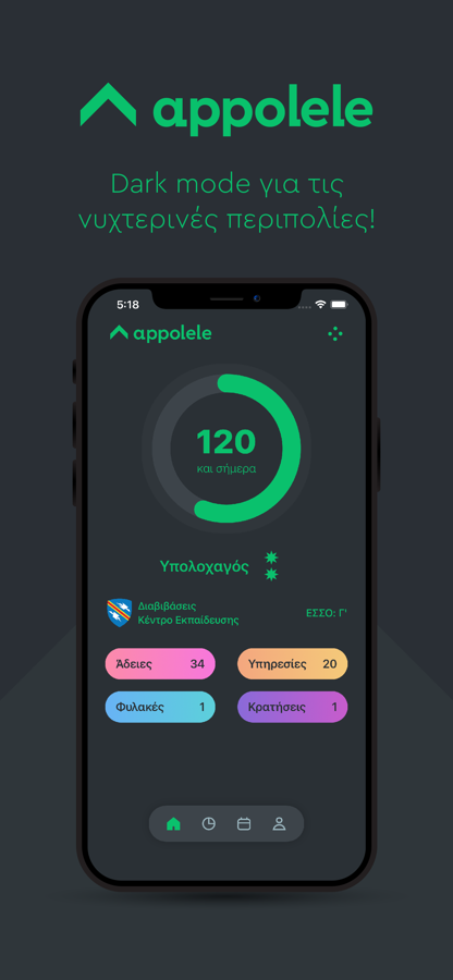 Dark mode dashboard